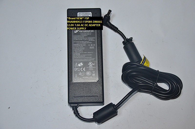 *Brand NEW* 12.0V 7.0A AC DC ADAPTER FSP 9NA0840413 FSP084-DMAA1 POWER SUPPLY - Click Image to Close